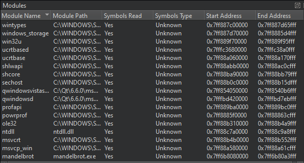 {Modules view}