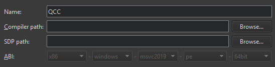 {Adding a QCC compiler}