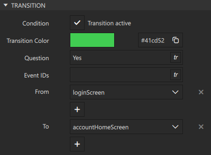 "Flow Transition properties"