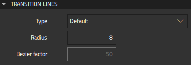 "Flow View transition properties"