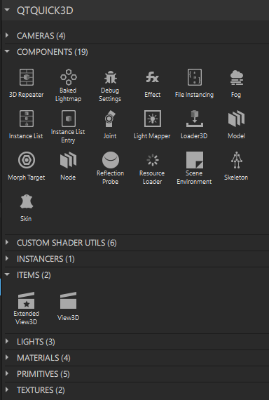 "Effect and Custom Material Components in Components"