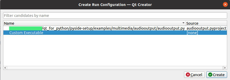 creation of custom executable