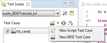 "Creating new BDD Test Case"